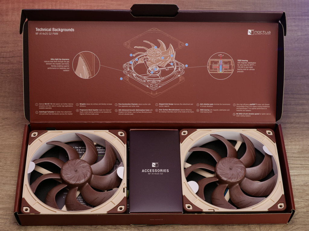 noctua nf a14x25 g2 pwm unboxing pp