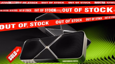 stocks rtx 5090 et 5080