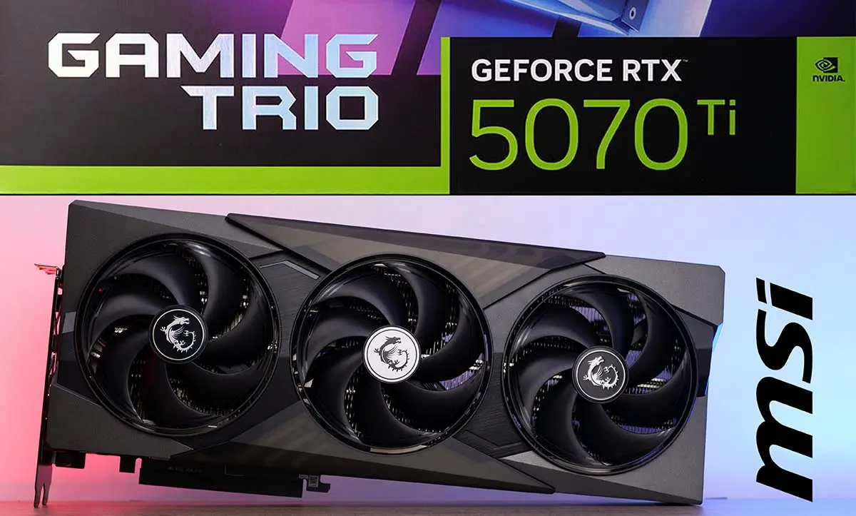 Test GeForce RTX 5070 Ti 16G GAMING TRIO OC PLUS