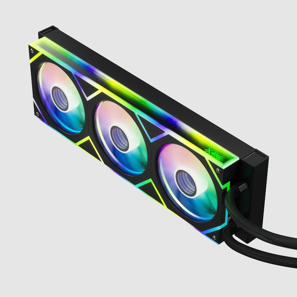 XPG dévoile son AIO LEVANTE II 360 : pompe à double chambre, éclairage miroir infini et ventilateurs silencieux 4 AIO XPG LEVANTE 360 II miroi infini