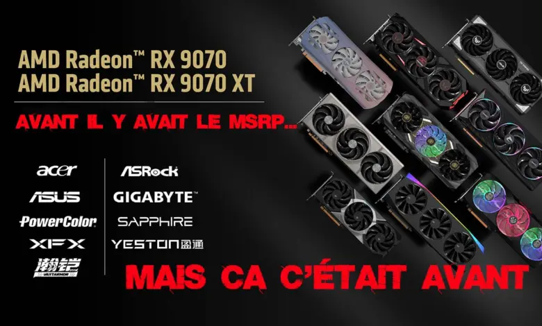 Les détaillants anticipent une hausse des prix des Radeon RX 9070 après les premières livraisons au prix MSRP 1 AMD Radeon RX 9070 MSRP