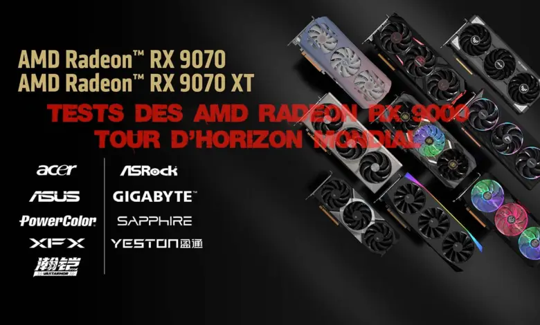 Tests des AMD Radeon RX 9000 : Tour d'horizon mondial 1 AMD Radeon Test RX 9000 Series worldwide