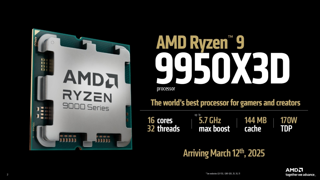 AMD Ryzen 9 9950X3D Press Deck page 0002