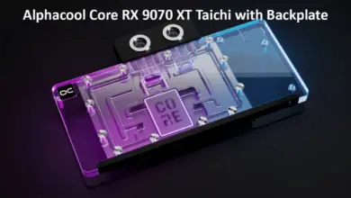 Alphacool waterblock Core RX 9070 XT Taichi with Backplate