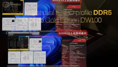 Overclocking extrême : Biwin DW100 OC LAB et ROG Crosshair X870E Apex repoussent les limites de la DDR5 17 BIWIN OC Lab Gold Edition DW100 record expo