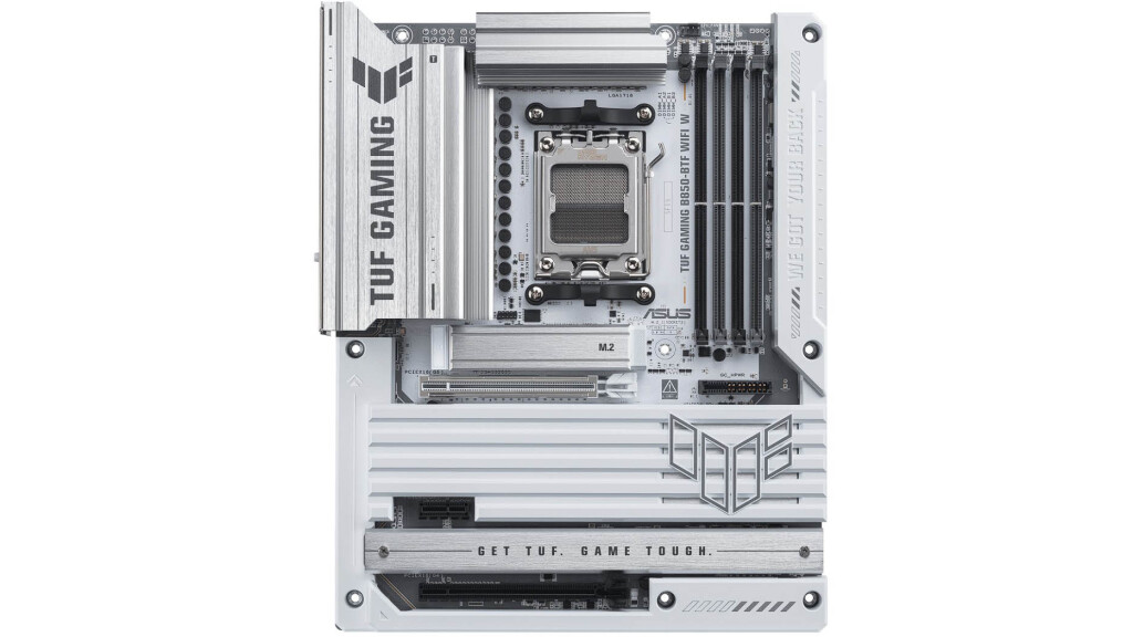 ASUS TUF Gaming B850-BTF WIFI W : première carte mère AMD BTF 2 Carte ASUS B850-BTF face