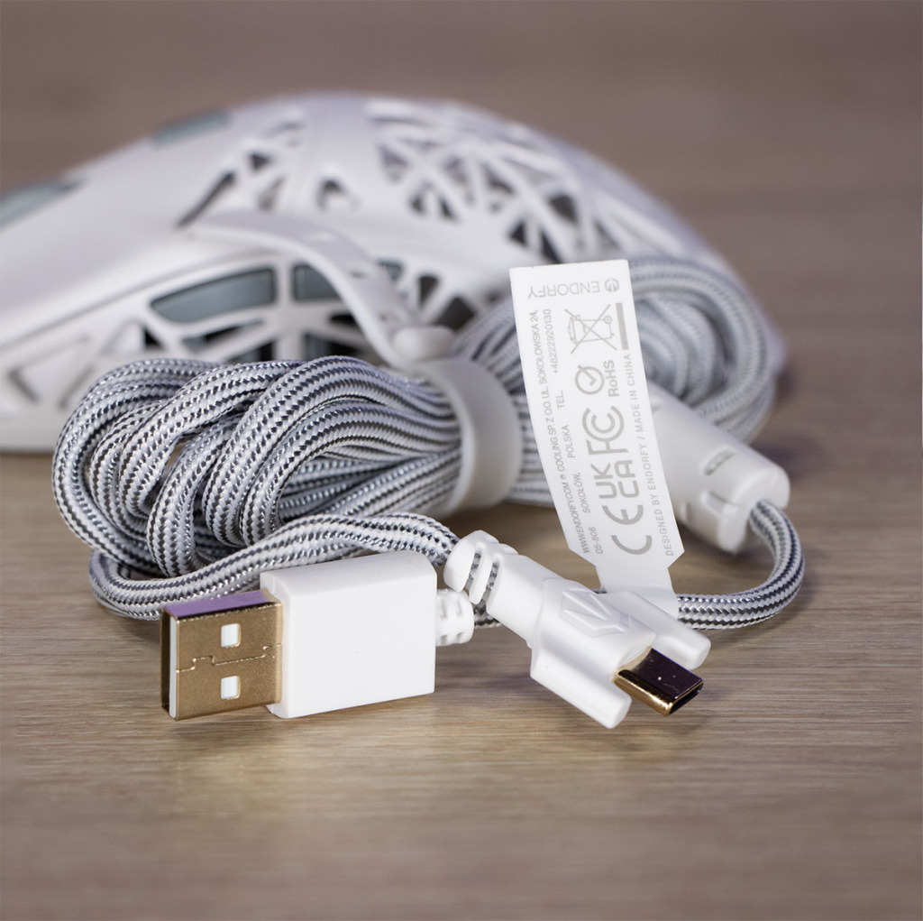 ENDORFY LIV Plus Wireless Onyx White câble