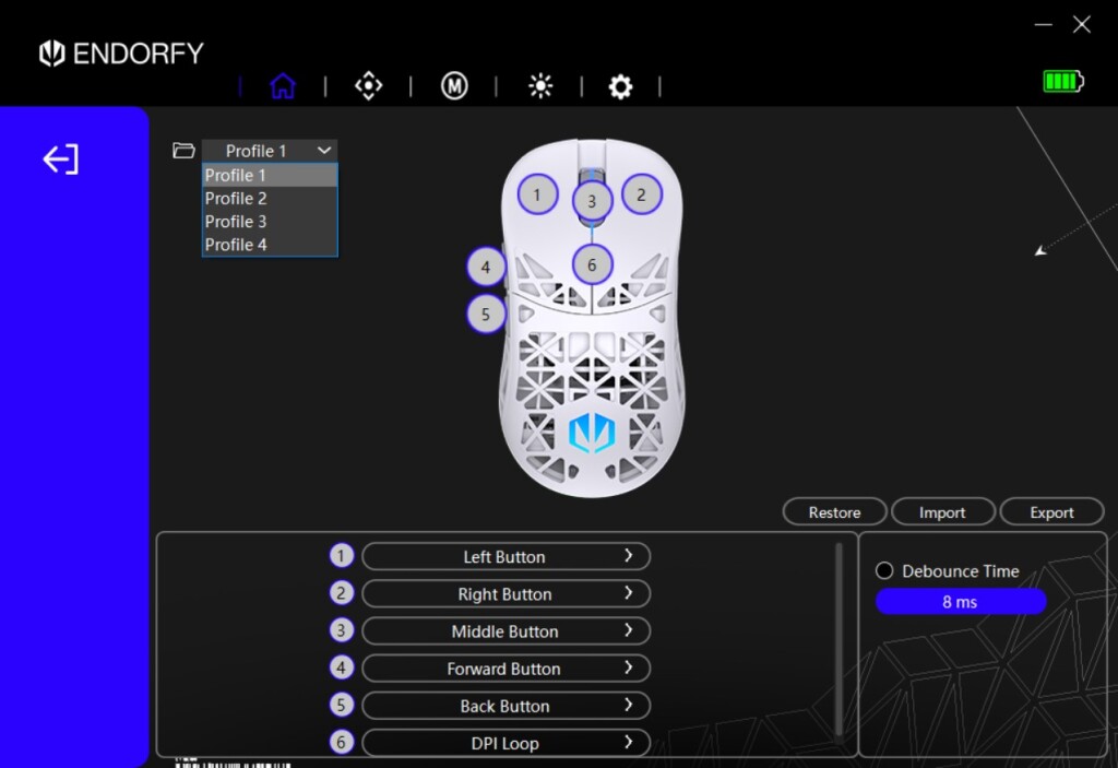 ENDORFY LIV Plus Wireless logiciel (2)