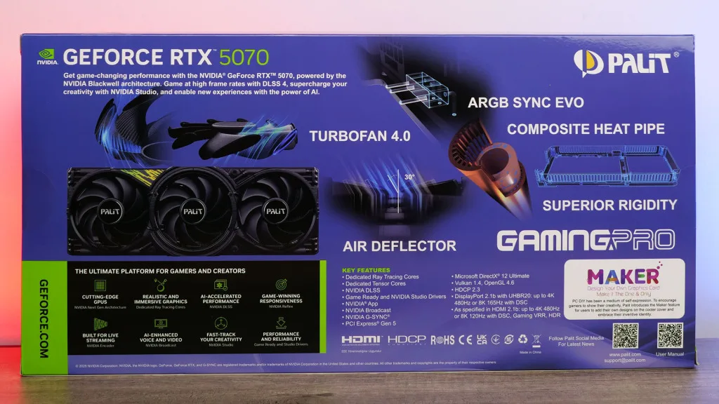 GeForce RTX 5070 GamingPro unboxing 02