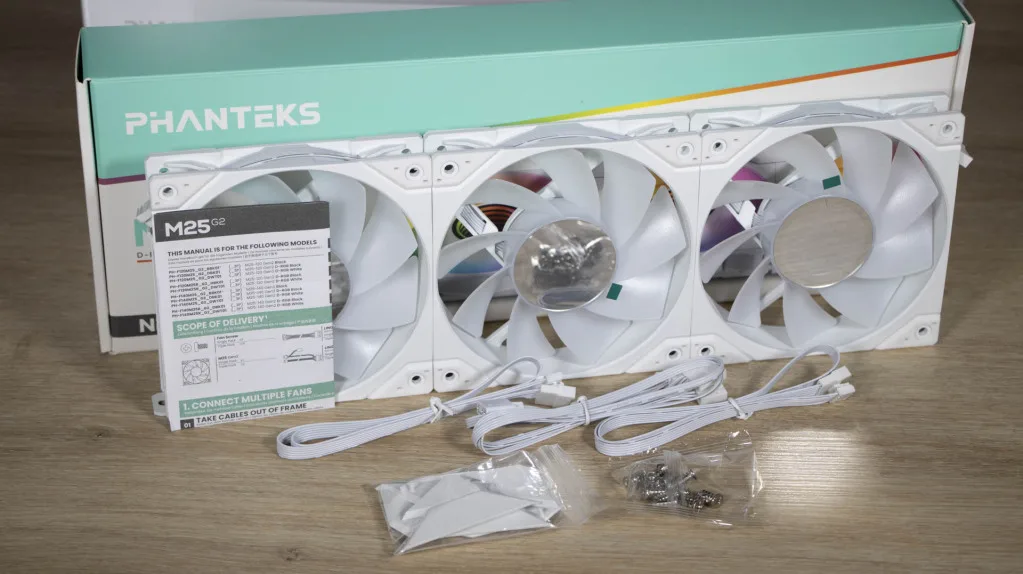 PHANTEKS M25 120 accessoires