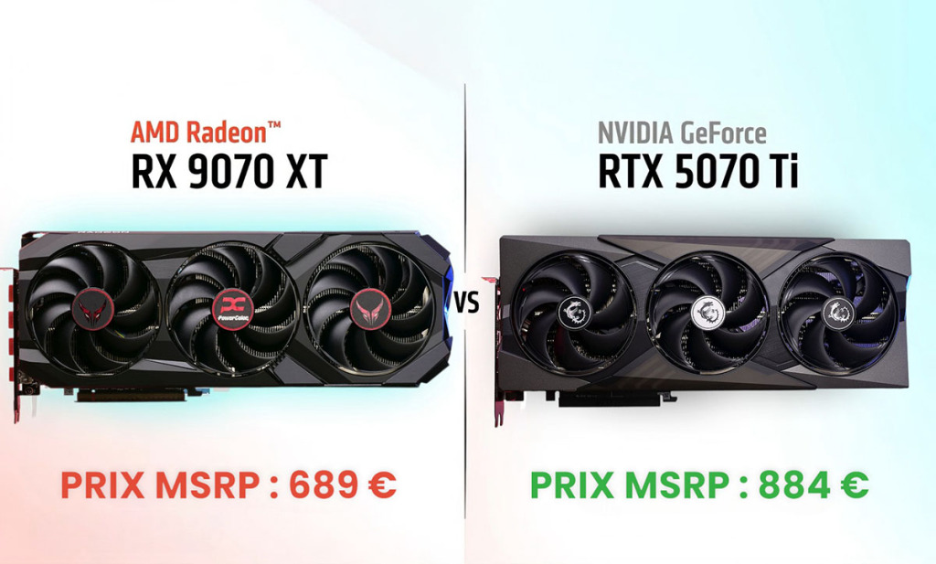 AMD Radeon RX 9070 XT Vs Nvidia GeForce RTX 5070 Ti