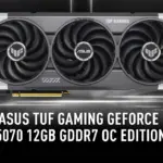 Test RTX 5070 ASUS TUF OC : GDDR7, DLSS 4, face à la RTX 4070 43 Test TUF Gaming GeForce RTX 5070 OC Edition