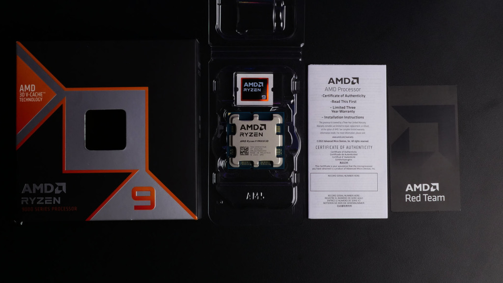 amd ryzen 9 9900x3d unboxing