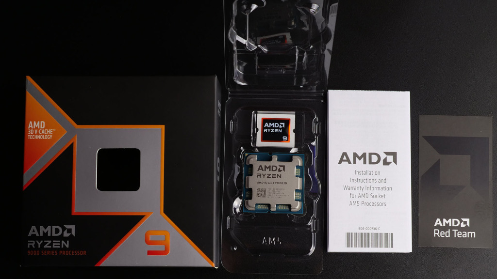 amd ryzenn 9 9950x3d unboxing