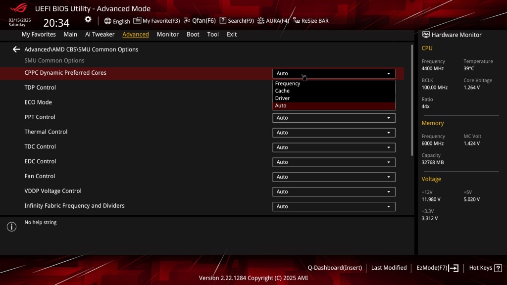 AMD Ryzen 9 9950X3D : le guide d'optimisation ultime pour le Gaming 13 cppc bios rog 9950x3d