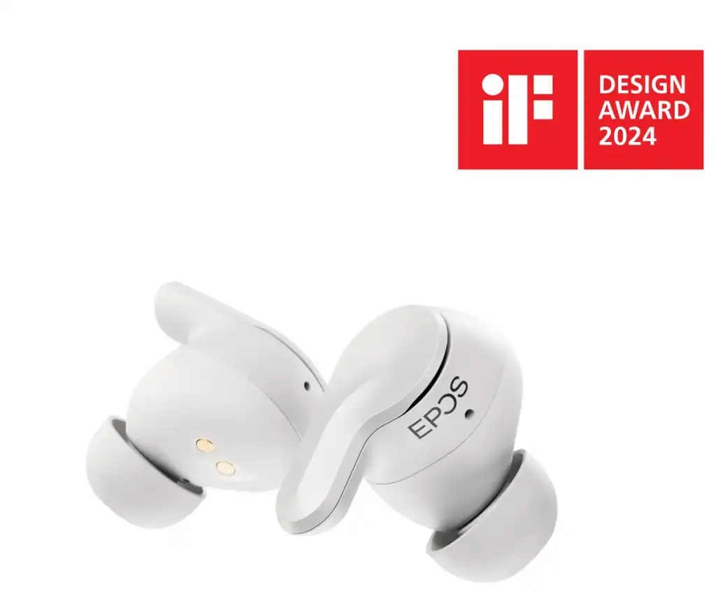 Nouveaux écouteurs True Wireless EPOS ADAPT E1 2 ecouteurs true wireless epos adapt e1 white