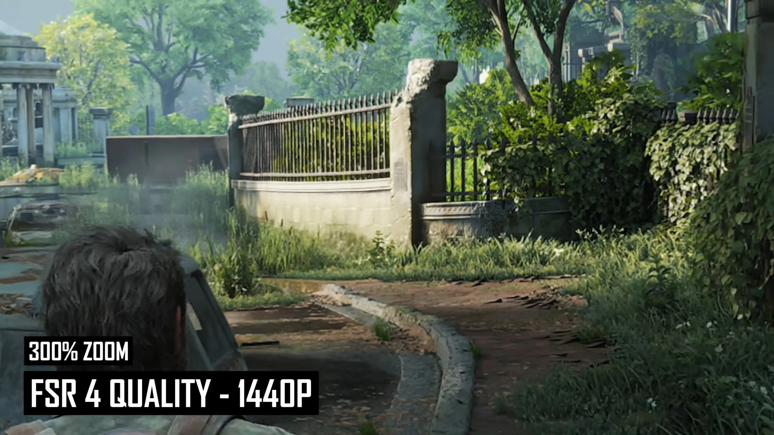 Test AMD FSR 4 vs NVIDIA DLSS 4 : TechSpot dévoile des performances impressionnantes en 1440p 5 fsr 4 1440p zoom 300
