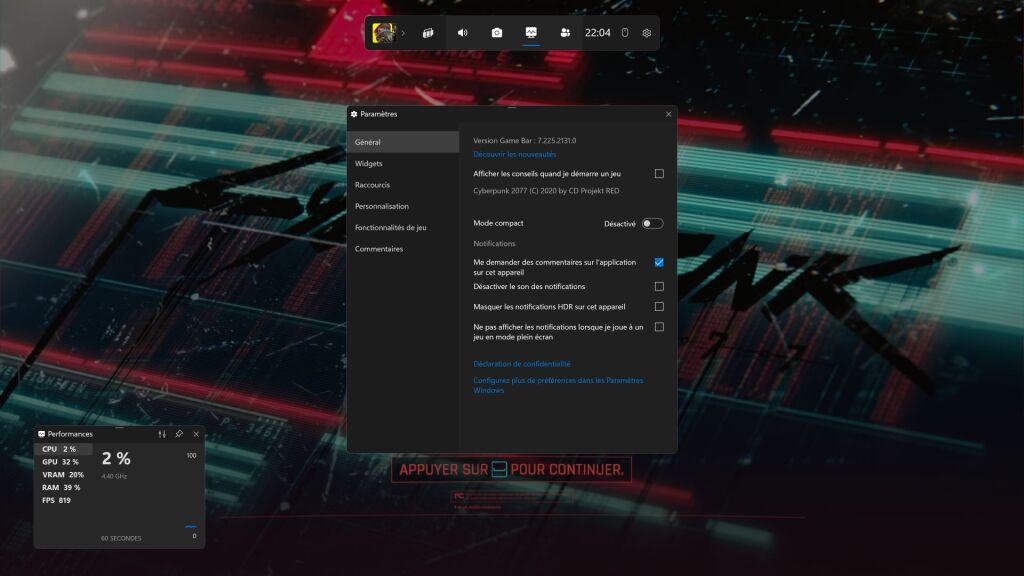AMD Ryzen 9 9950X3D : le guide d'optimisation ultime pour le Gaming 16 gamebar 9950x3d 02