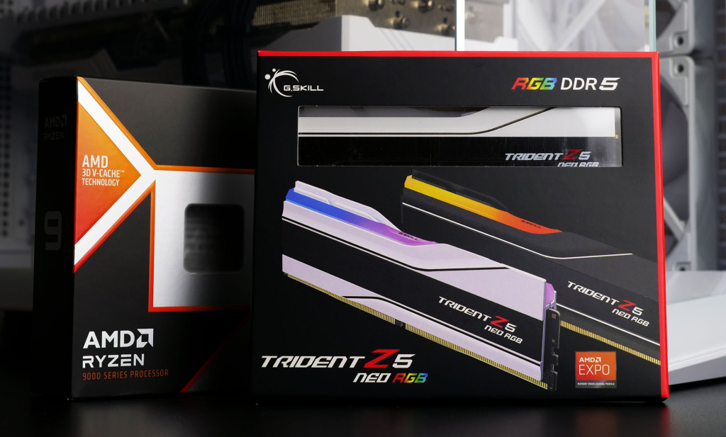 gskill trident z5 neo 32 go 6000 cl26 expo unboxing 01