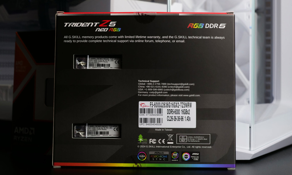 gskill trident z5 32 go 6000 cl26 expo unboxing 02