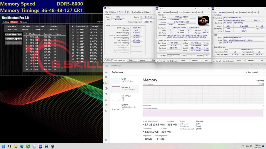 G.SKILL annonce les kits de mémoire DDR5-8000 CL36 24GBx2, DDR5-6000 CL28 192GB (48GBx4), DDR5-6000 CL26 24GBx2 pour la plate-forme AMD 2 mémoire DDR5 8000 G.Skill