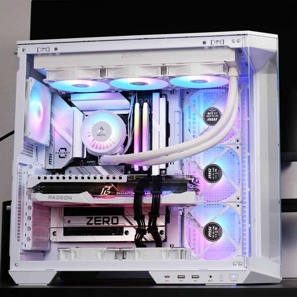 msi mag pano 100r pz white build zero project 09
