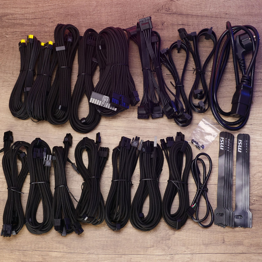 msi meg ai1600t pcie5 cables 01