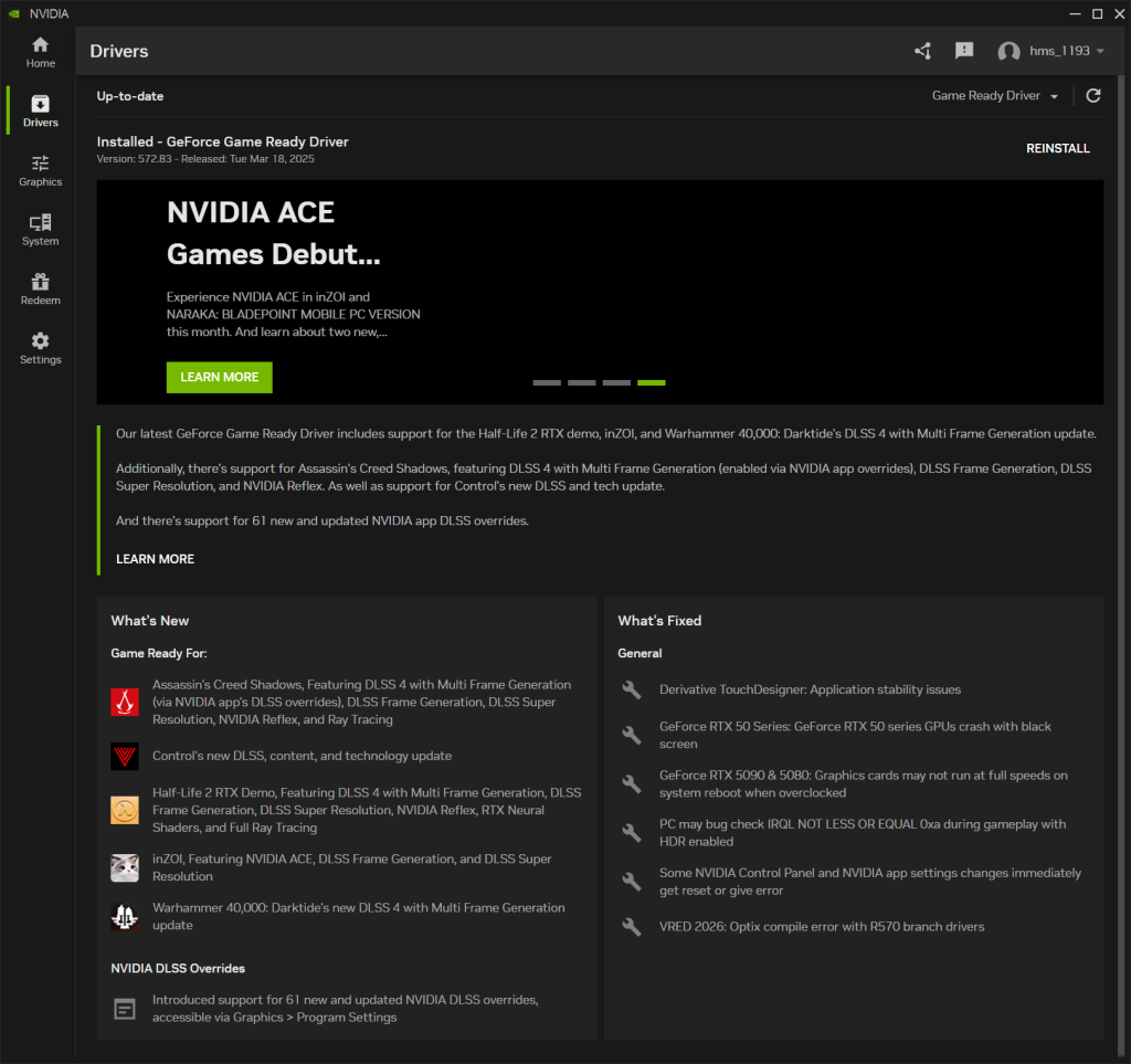 DLSS Override NVIDIA : plus de contrôle pour les joueurs dans la nouvelle mise à jour 2 nvidia app update