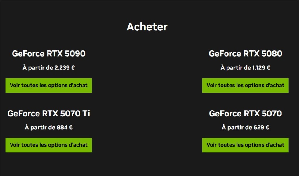 NVIDIA ajuste les prix des GeForce RTX 50 en Europe, mais l’impact reste limité 2 nvidia rtx 50 msrp ajusté 01