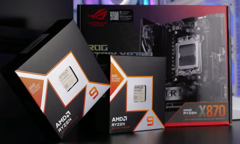 AMD Écrase Intel en Février : Le Ryzen 7 9800X3D Domine les Ventes de Processeurs 1 processeurs amd ryzen 9000 x3d