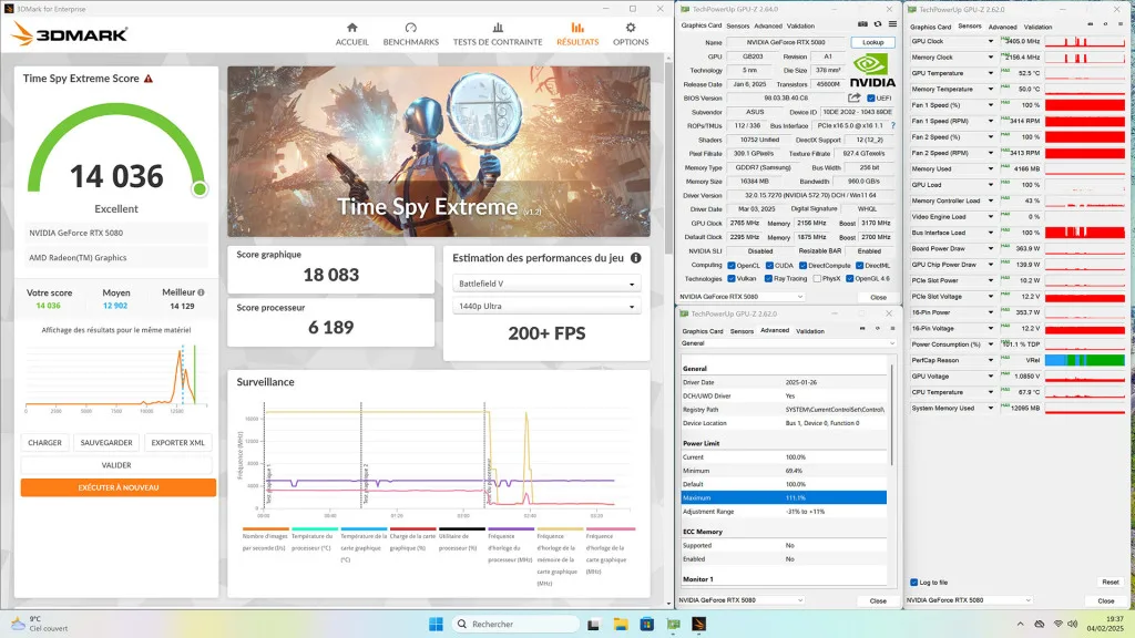 rog astral rtx 5080 oc overcloking
