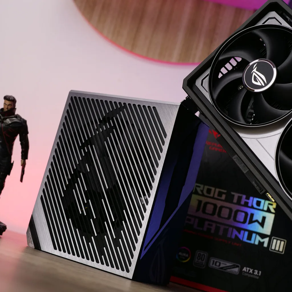 rog astral rtx 5080 rog thor 1000w platinum iii 04