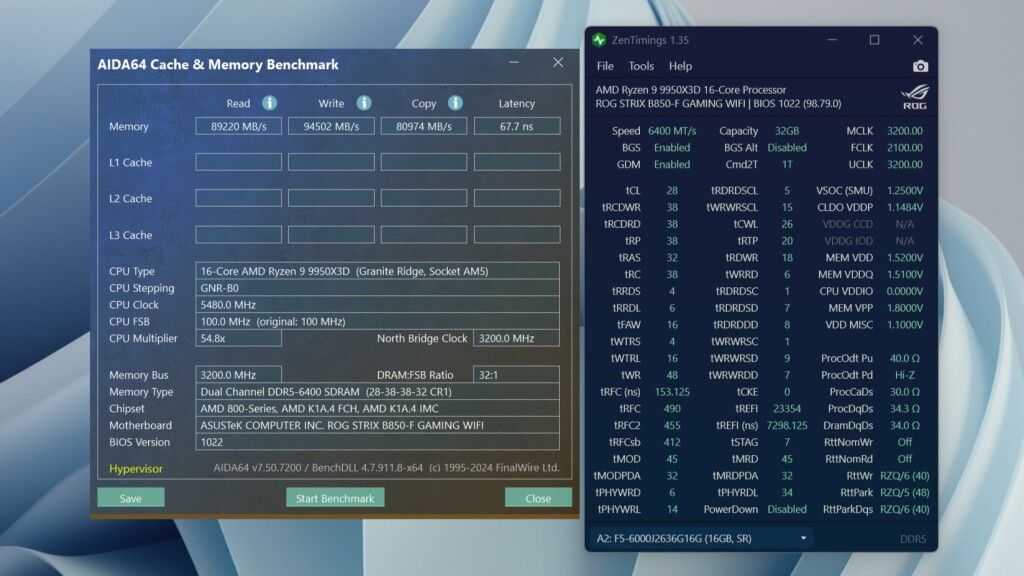 ryzen 9950x3d overclocking ddr5
