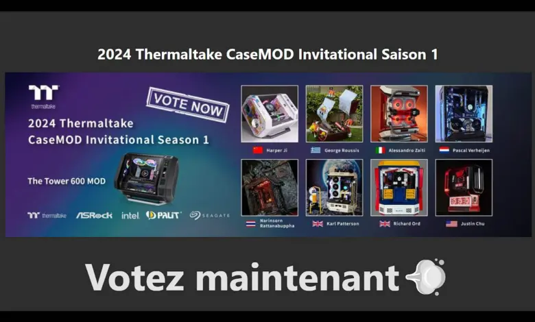 2024 Thermaltake CaseMOD Invitational Saison 1 : le vote final commence maintenant 1 2024 Thermaltake CaseMOD Invitational Saison 1 Couv