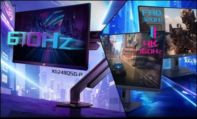 ASUS lâche deux nouveaux monstres pour les gamers exigeants : un écran à 610 Hz pour l’eSport, un 32" ultra-flexible pour les autres 1 ASUS ROG Monitors 610 hz rog lab day 2025