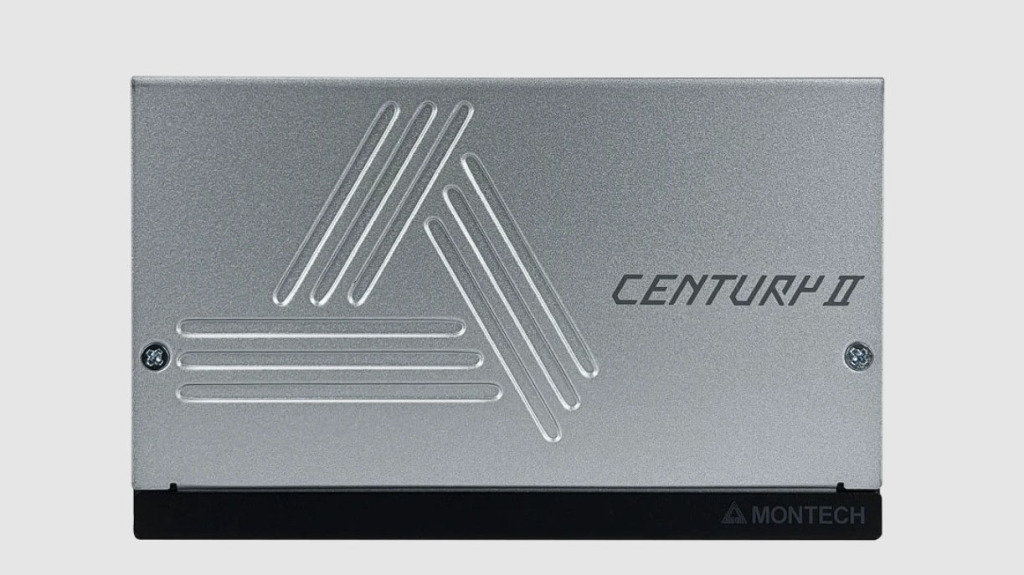 MONTECH présente l'alimentation CENTURY II : ATX 3.1, ventilateur 135 mm, 80 Plus Gold et Cybenetics Platinum 6 Alimentation ATX 3.1 Montech Century II côté
