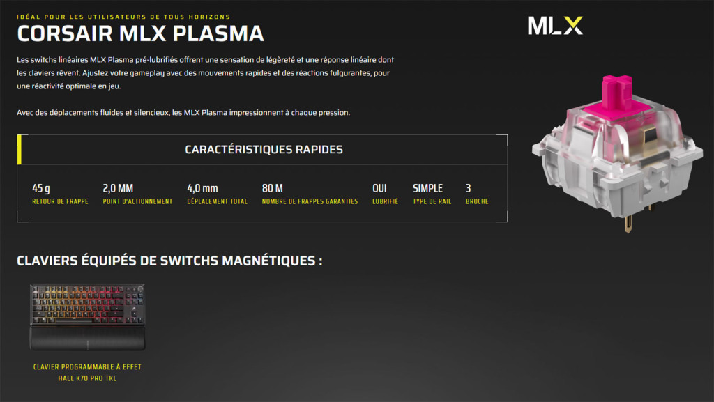 CORSAIR MLX PLASMA