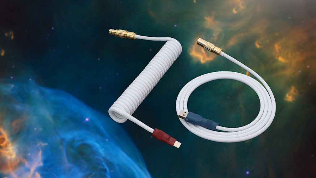 Drop et BETHESDA lancent une collection de claviers inspirée de Starfield 6 DROP Starfield set câbles
