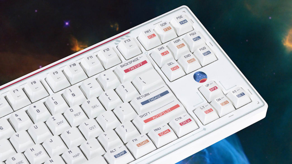Drop et BETHESDA lancent une collection de claviers inspirée de Starfield 5 DROP Starfield set touches