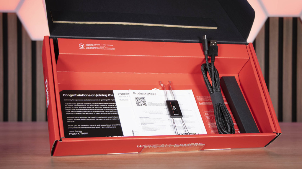HyperX Alloy Rise 75 accessoires
