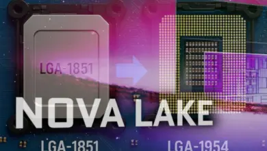 Socket LGA 1954 : Nova Lake-S tourne la page du LGA 1851 14 Intel Nova Lake S LGA1954 arrive LGA1851 déjà obsolète