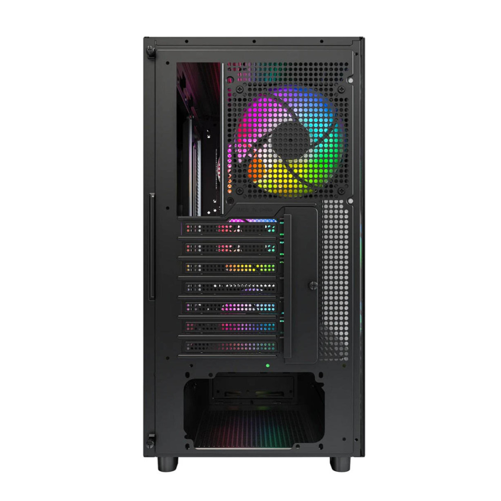 MONTECH XR WOOD : un boîtier ATX avec façade en bois de noyer 3 MONTECH XR WOOD latéral arrière