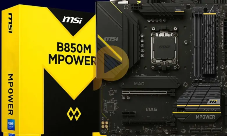 MSI relance MPOWER, cette fois sur socket AM5 : l'OC en mode compact 1 MSI AMD AM5 MPOWER Motherboard