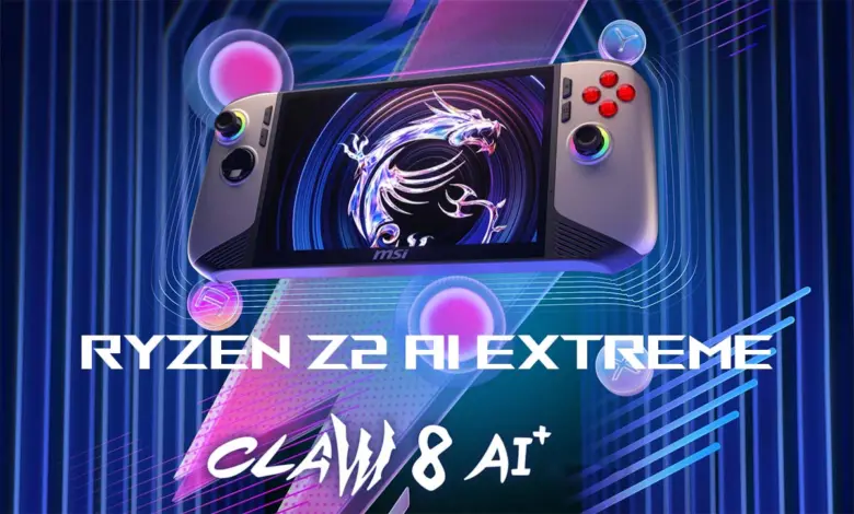 MSI prêt à lâcher Intel pour de bon ? La prochaine Claw passerait sous Ryzen Z2 AI Extreme 1 MSI Claw 8 Ryzen Z2 AI Extreme