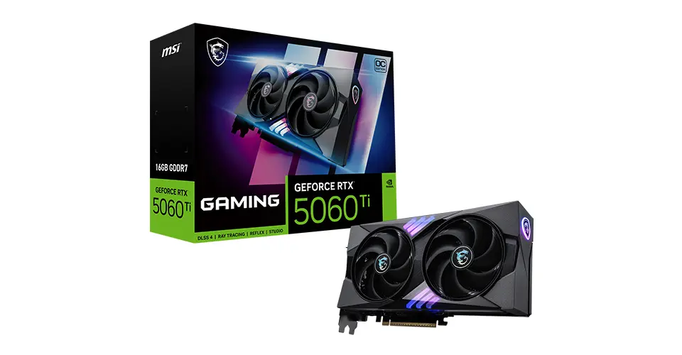 MSI GeForce RTX 5060 : cinq séries, un même moteur Blackwell 4 MSI GeForce RTX 5060 ti GAMING