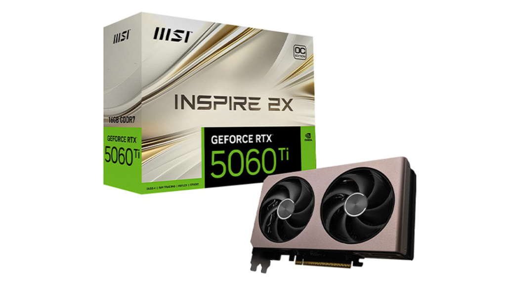 MSI lance les cartes graphiques NVIDIA GeForce RTX 5060 6 MSI RTX 5060 Inspire
