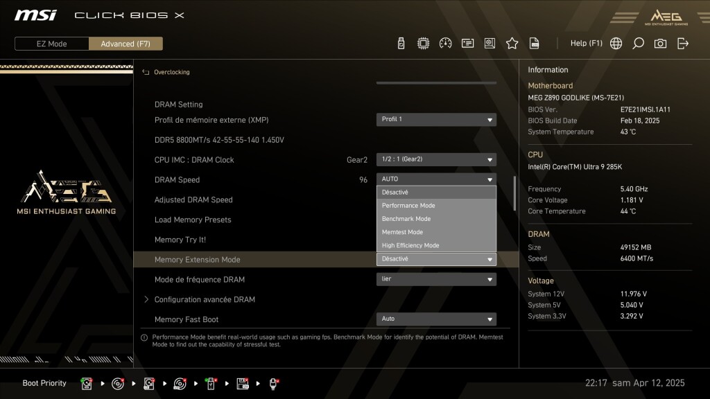 MSI Overclocking [2025 04 12 22 17 02]