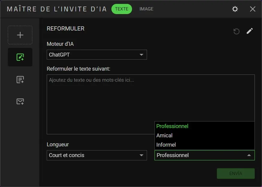 RAZER Pro Click V2 AI texte 5