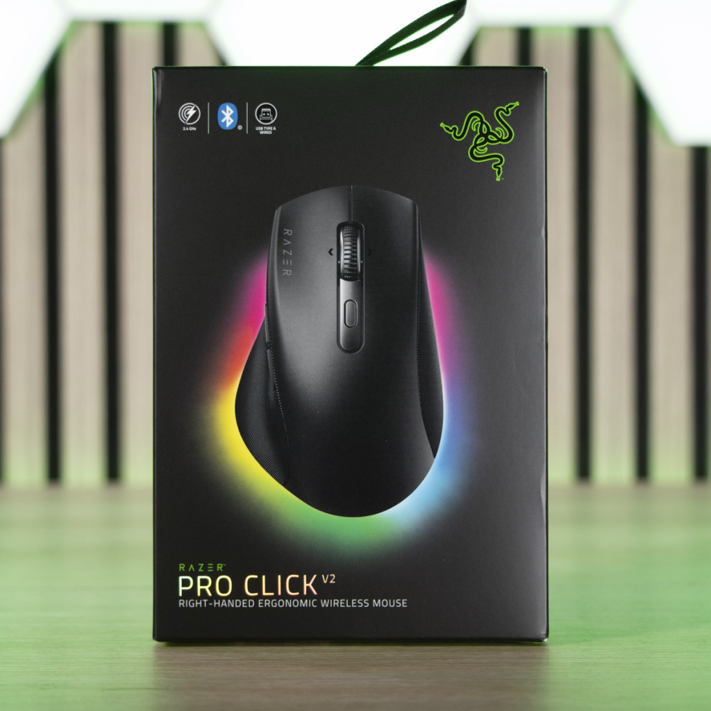 RAZER Pro Click V2 emballage face avant