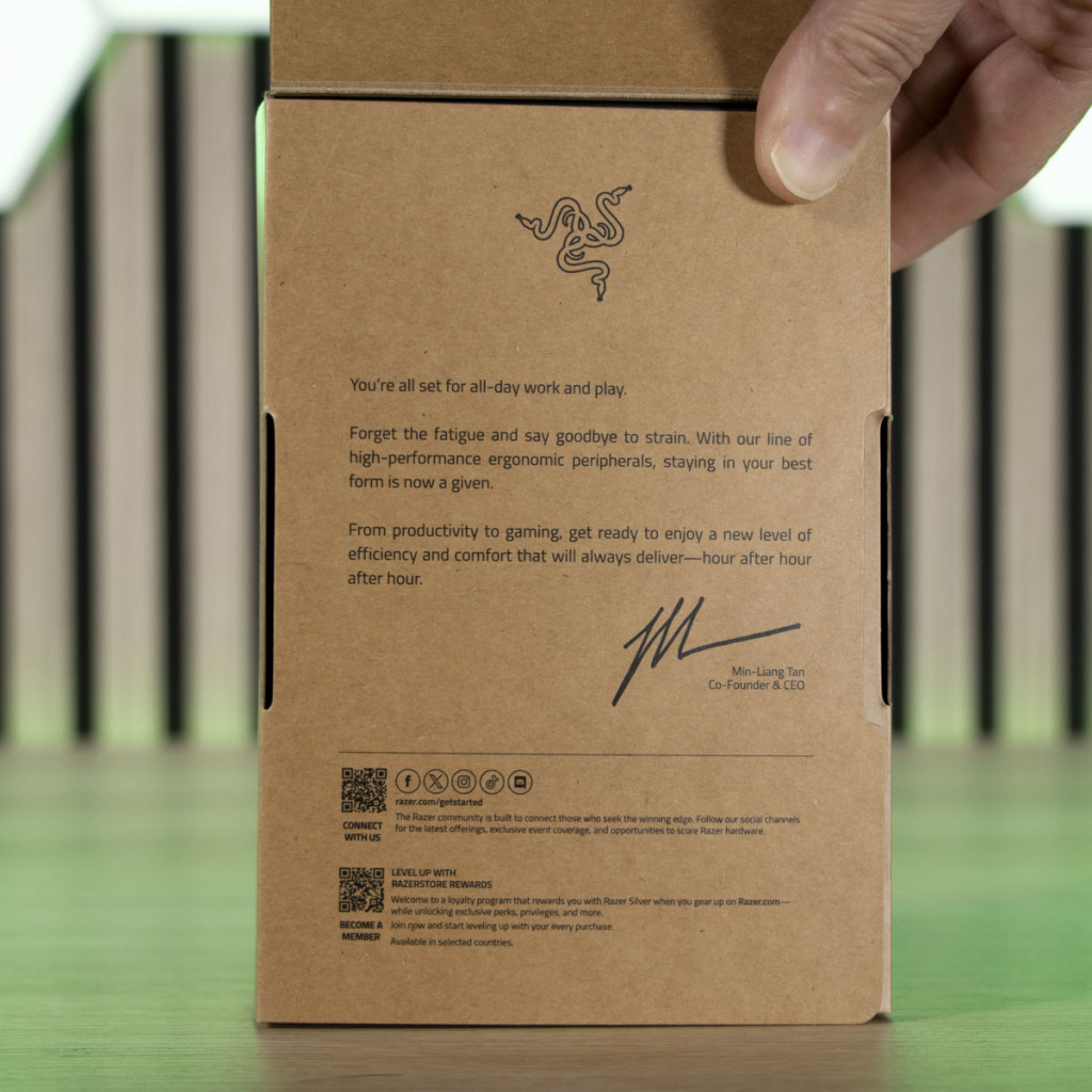 RAZER Pro Click V2 remerciements